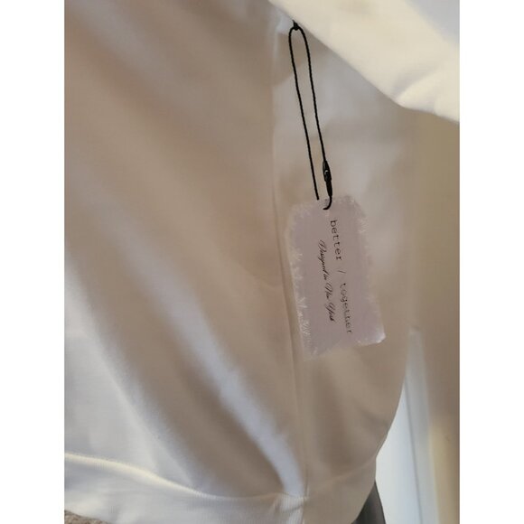 Better Together Christmas Sweatshirt White & Pink With HO, HO, HO Size Large NWT - Picture 3 of 6